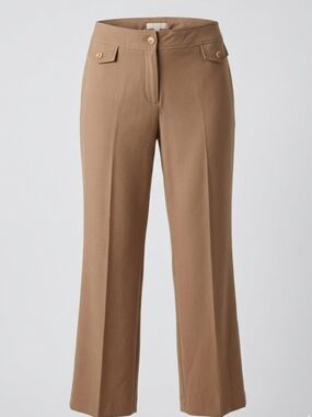 Worthington Straight-Leg Pants in Camel Brown Size 14